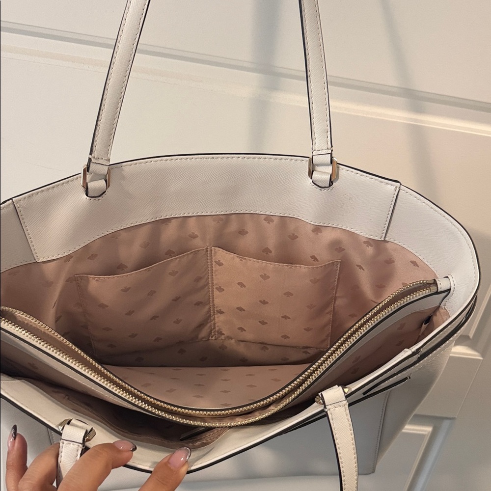 Kate Spade Cream Tote Bag - Picture 3 of 5